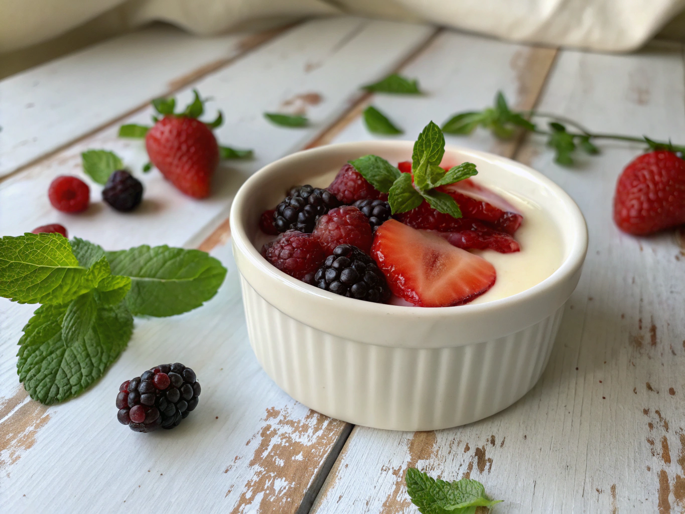 Panna Cotta ai Frutti di Bosco