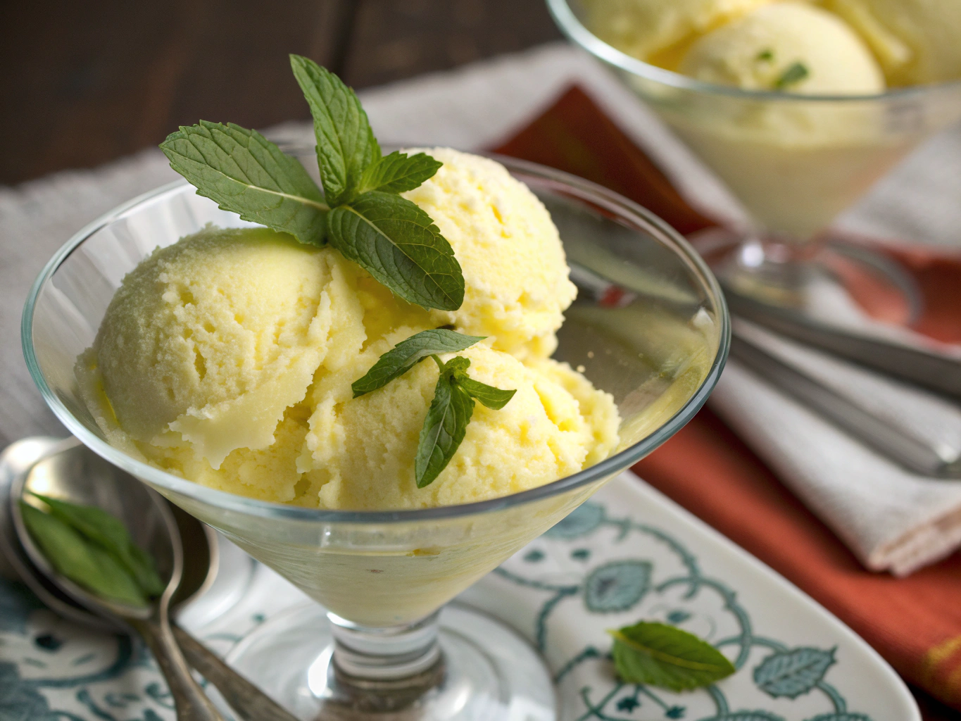 Sorbetto al Limone & Basilico
